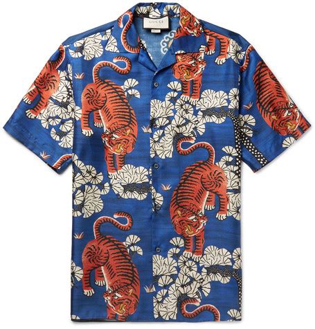 bengal tiger gucci shirt|Gucci tiger loafer.